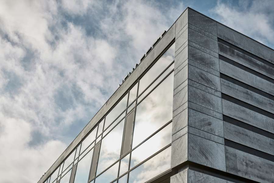 Façade cladding using DS Format stays the distance, Langelandsvej 6, 8940 Randers